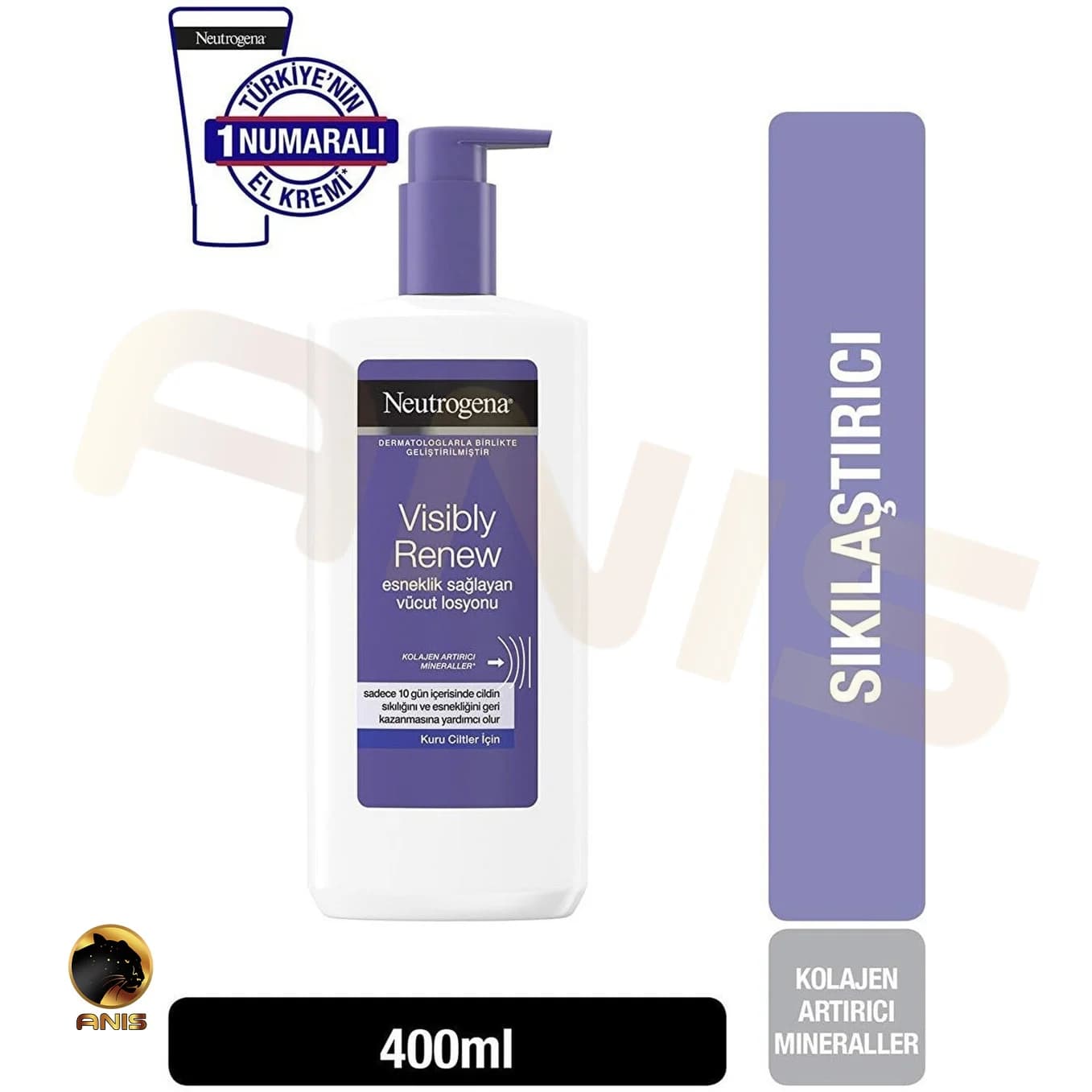 لوسیون بدن Sikilastirici Vucut Losyonu نوتروژینا حاوی مواد تقویت کننده کلاژن 400 میل