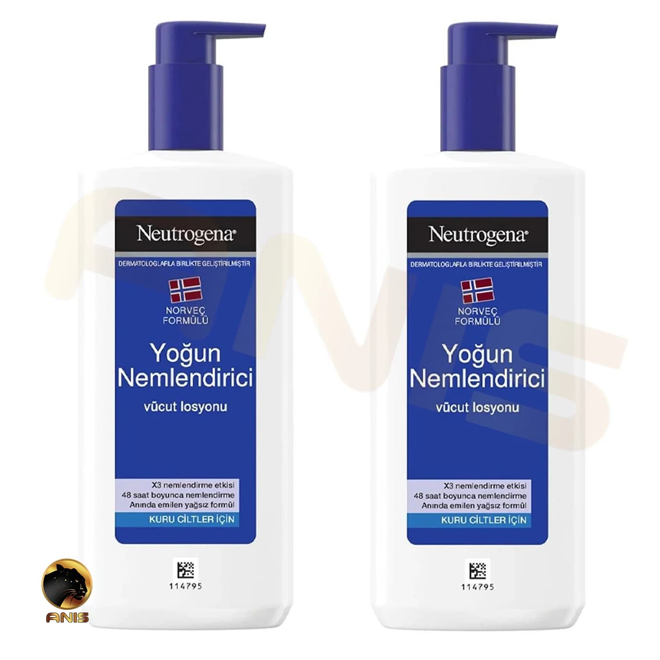 لوسیون بدن Yogun Nemlendirici نوتروژینا 250 میل — تصویر ۳