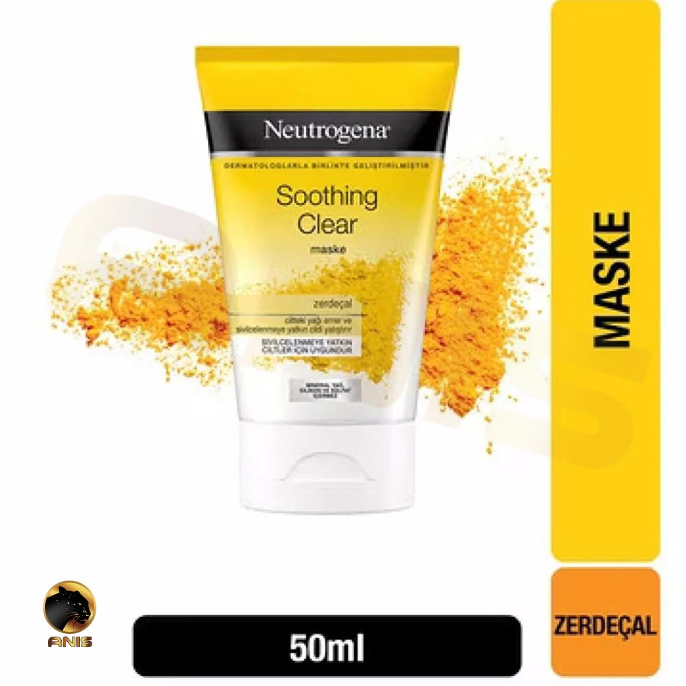 ماسک صورت Soothing Clear نوتروژینا غنی شده با زردچوبه 50 میل