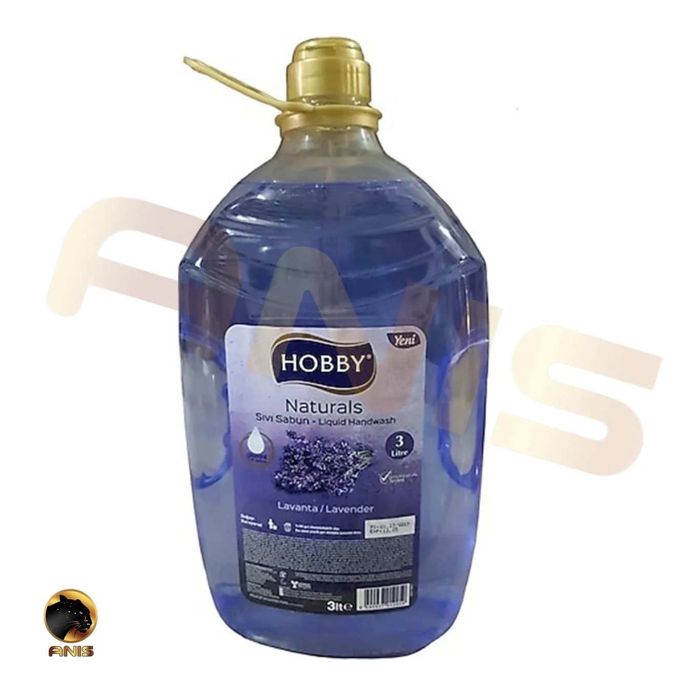 مایع دستشویی Lavanta هوبی با رایحه گل اسطوخودوس 3 لیتر