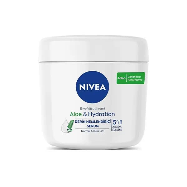 کرم مرطوب کننده نیوا مدل Aloe and Hydration حجم 400 میل