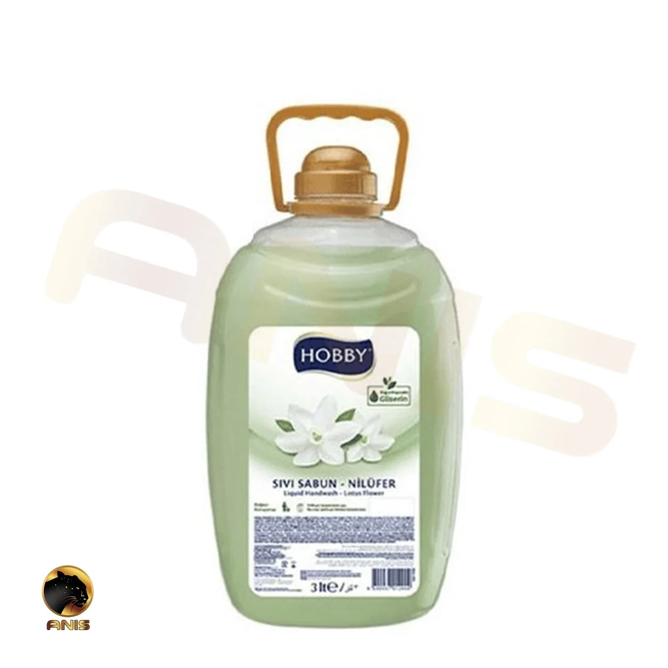 مایع دستشویی Nilufer هوبی با رایحه گل نیلوفر 3 لیتر