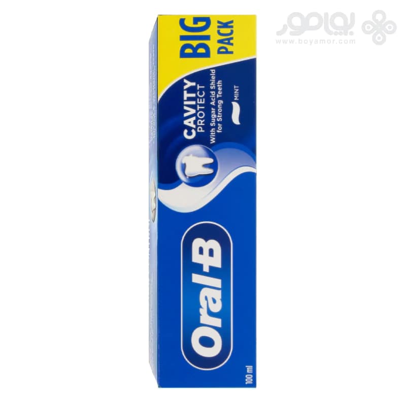 خمیر دندان اورال بی مدل CAVITY PROTECT حجم 100 میل — تصویر ۳