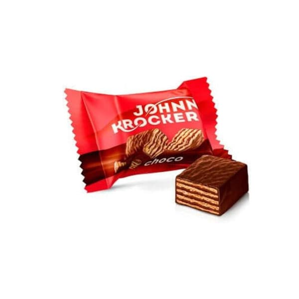 ویفر شکلاتی جانی کراکر روشن بسته 1 کیلوگرم Roshen Johney Krocker Chocolate Wafer