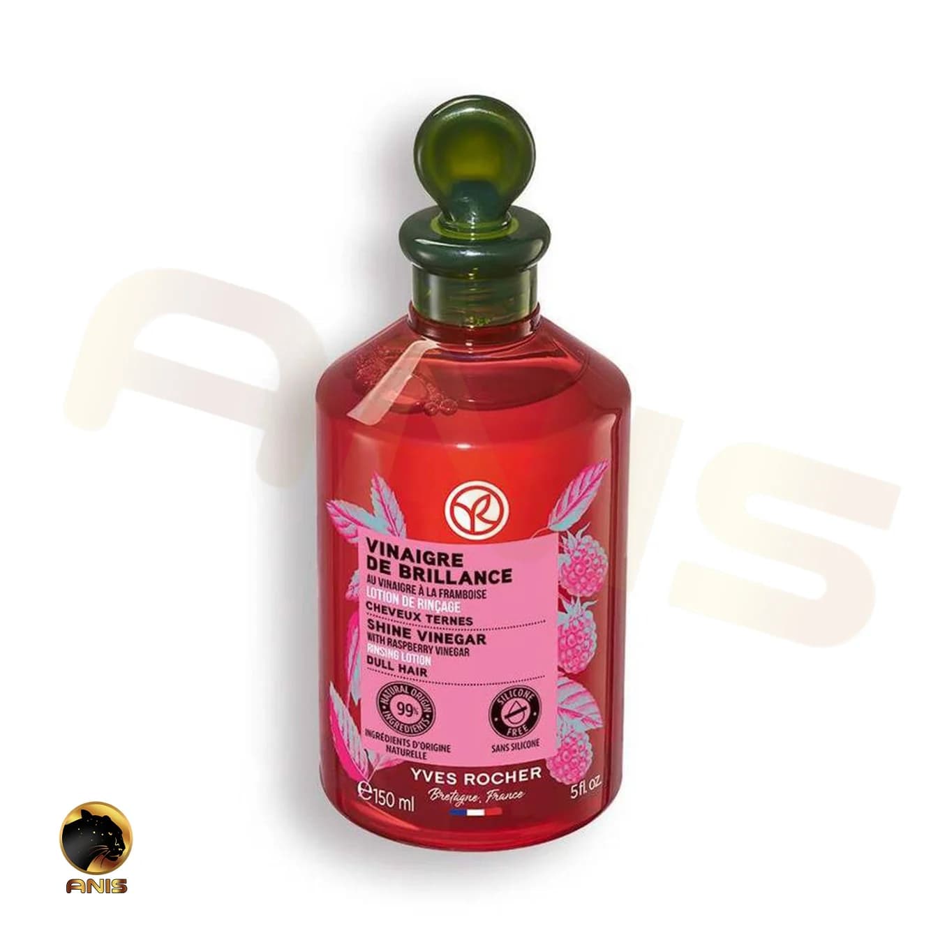 محلول تقویت مو Vinaigre De Brillance ایوروشه حاوی سرکه تمشک فرانسه 150 میل