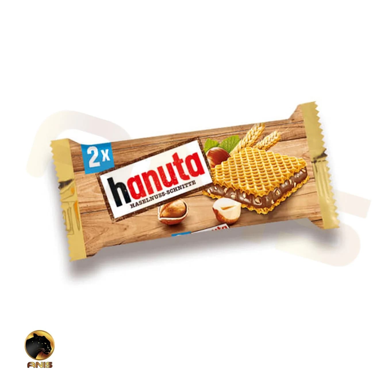 ویفر hanuta آلمانی با کرم شکلات و فندق 44 گرم — تصویر ۲