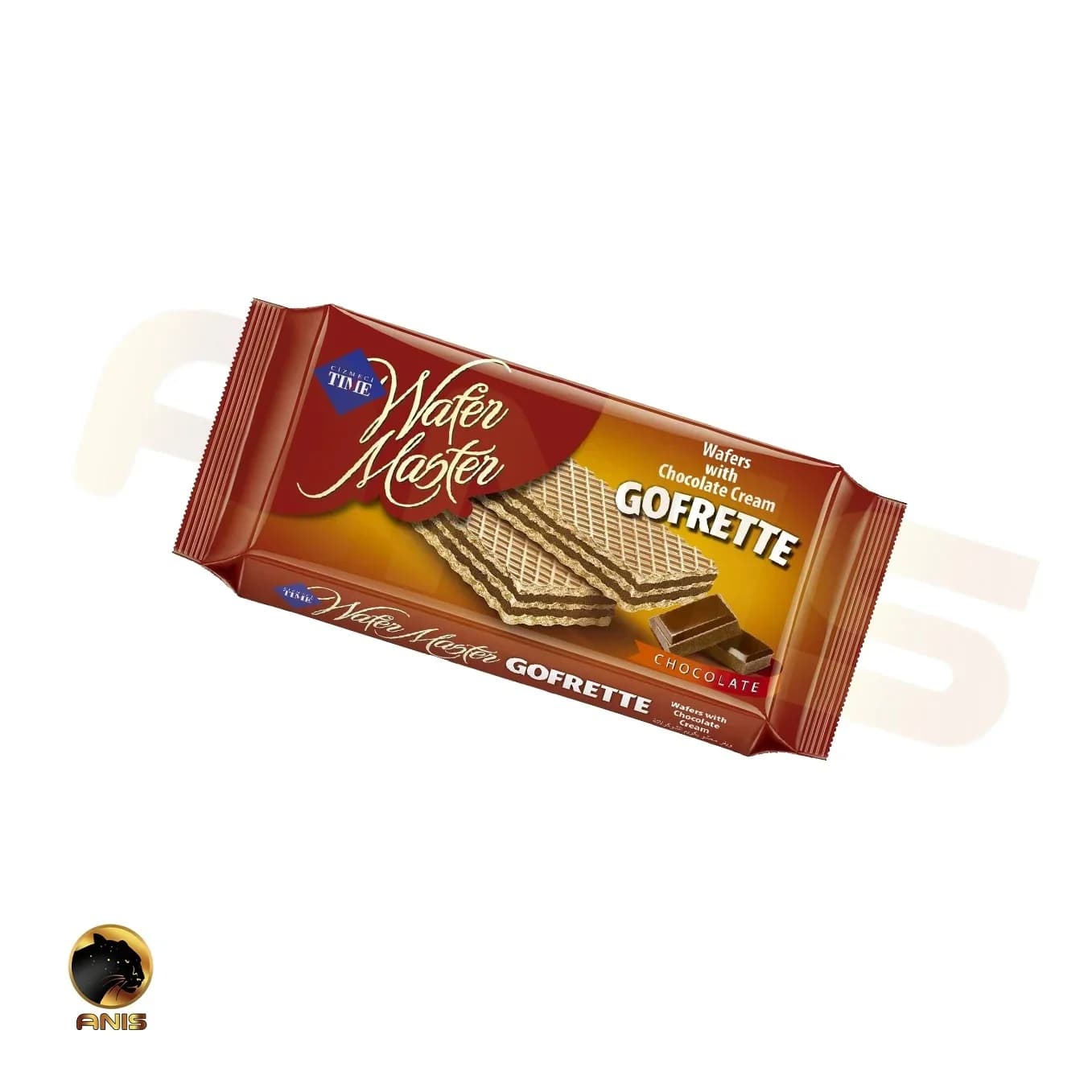 ویفر تایم شکلات تلخ مستر TIME Wafer Master slimgofrette با 40 گرم — تصویر ۲