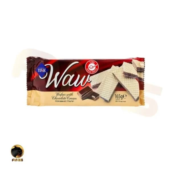 ویفر تایم مستر شکلاتی waw حجم 165 گرم