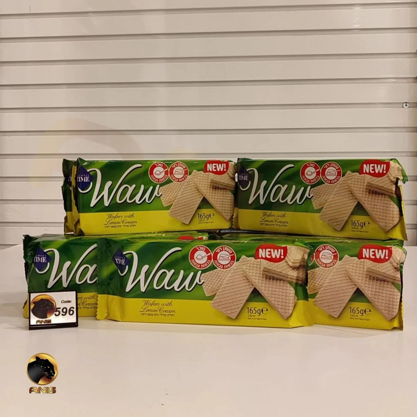 ویفر تایم مستر لیمویی waw حجم 165 گرم — تصویر ۳