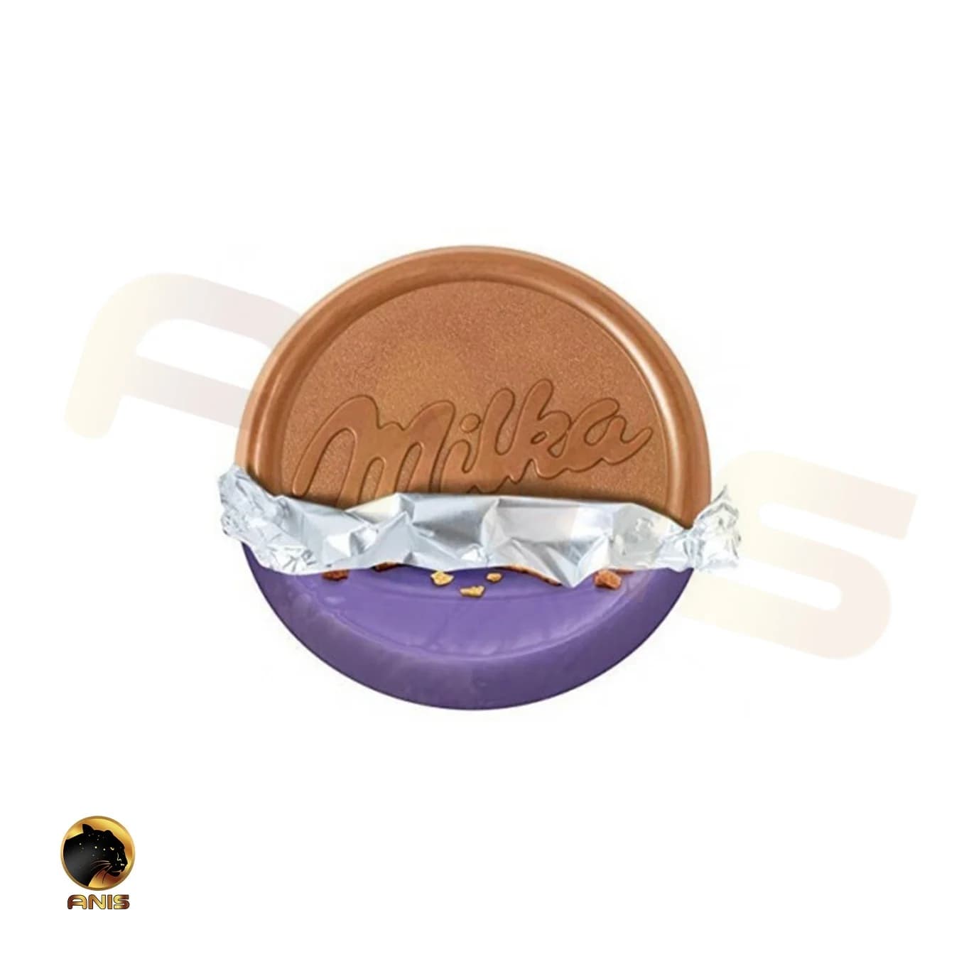 ویفر شکلاتی choco wafer سکه ای میلکا آلمانی 30 گرم — تصویر ۳