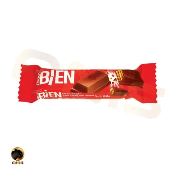ویفر شوکوبین Choco Bien شیمشک با روکش شکلاتی شیری 32 گرم