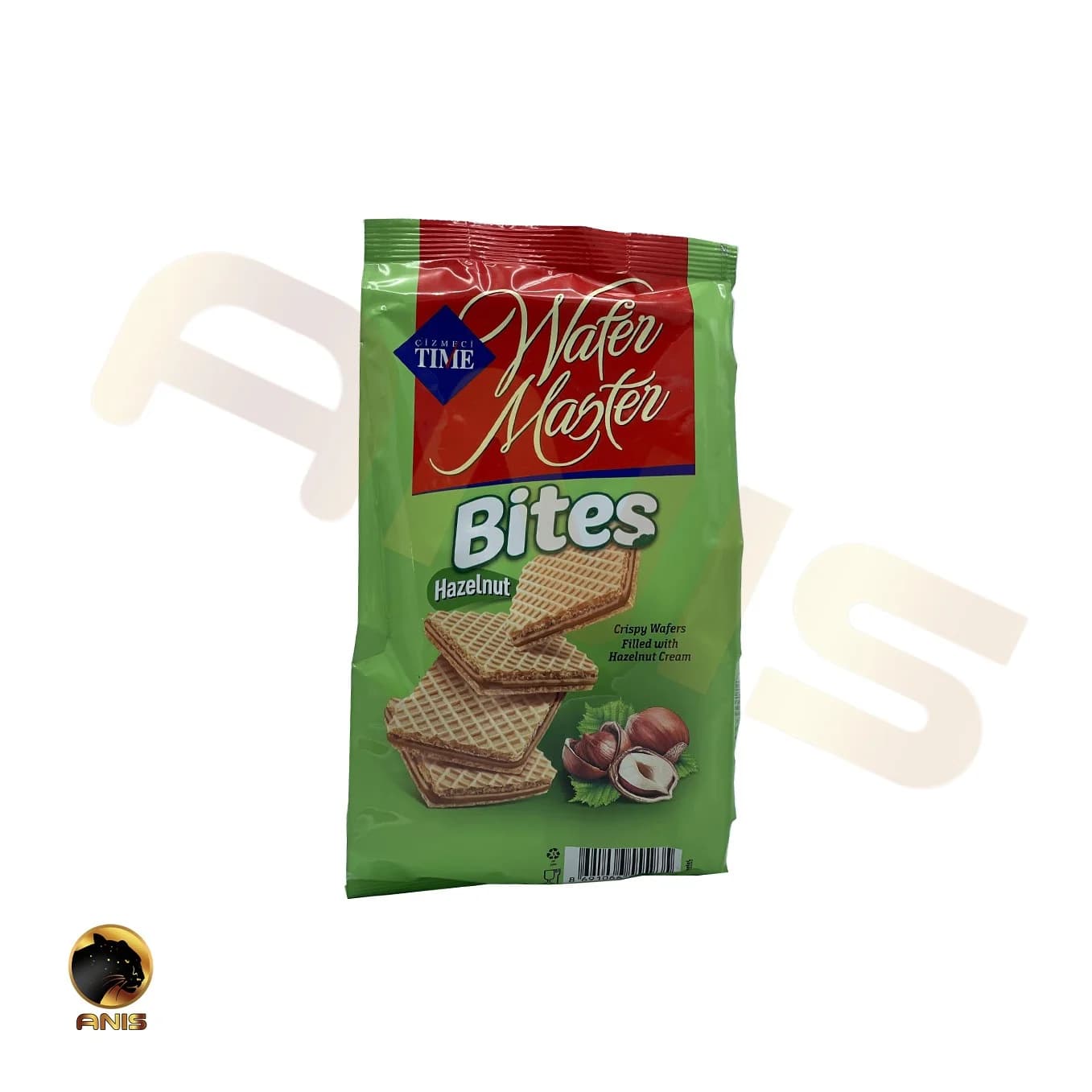 ویفر مکعب فندقی تایم TIME Wafer Master Bites با وزن 180 گرم — تصویر ۲
