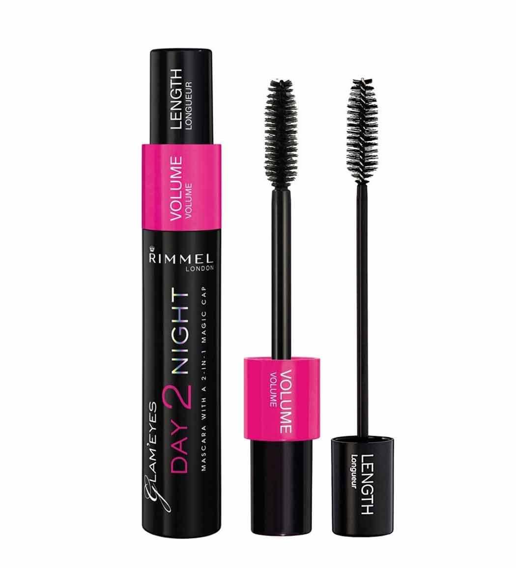 ریمل دو سر ریمل لندن Glam Eyes Day 2 Night 001 Black حجم 9.5 — تصویر ۳