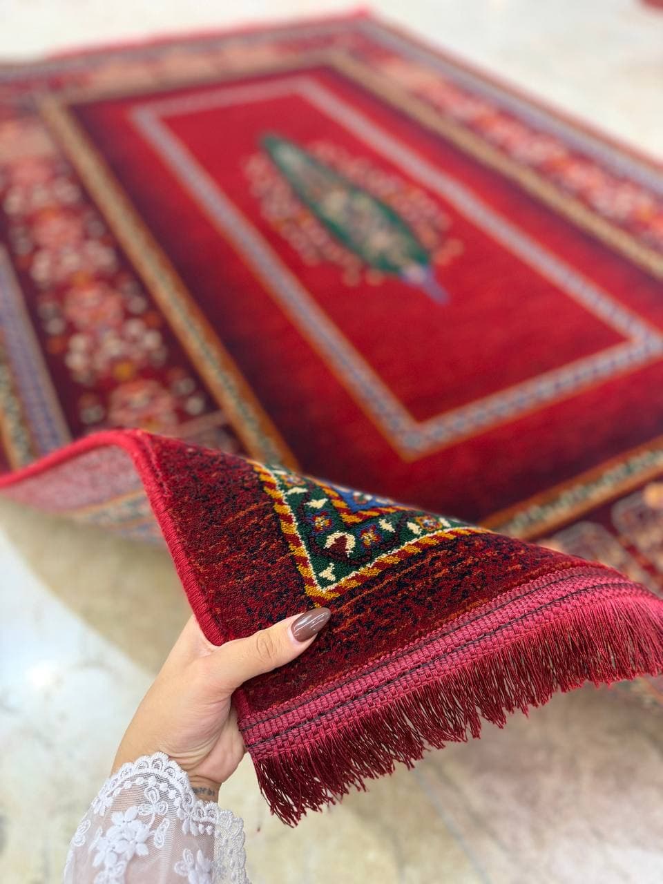فرش روناسی ۷۰۰ شانه کد 7045 — تصویر ۴