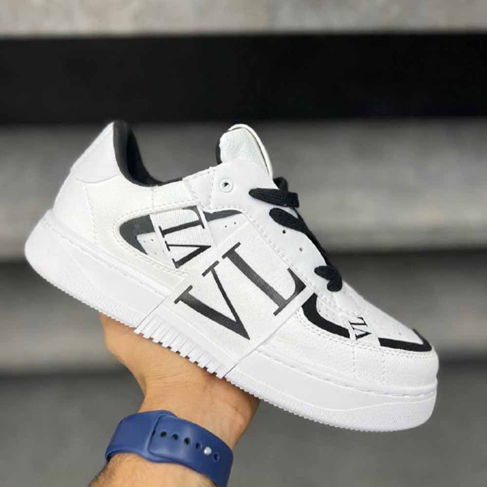 ولنتینو لو سفید و مشکی Valentino Low White & Black
