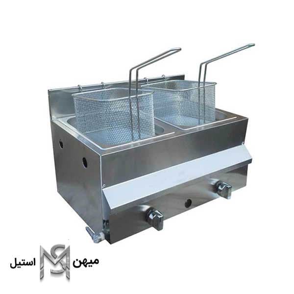 سرخ کن گازی دو لگن 16 لیتری مدل FR_2800L