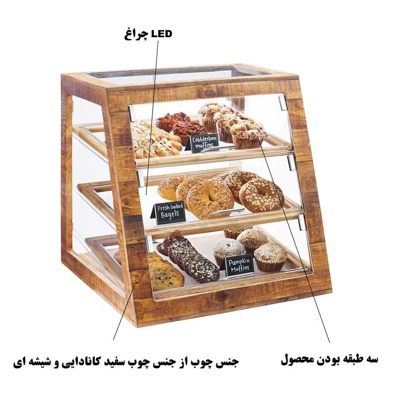 شوکیک چوبی دکراتیو مدل TF-W6 — تصویر ۳
