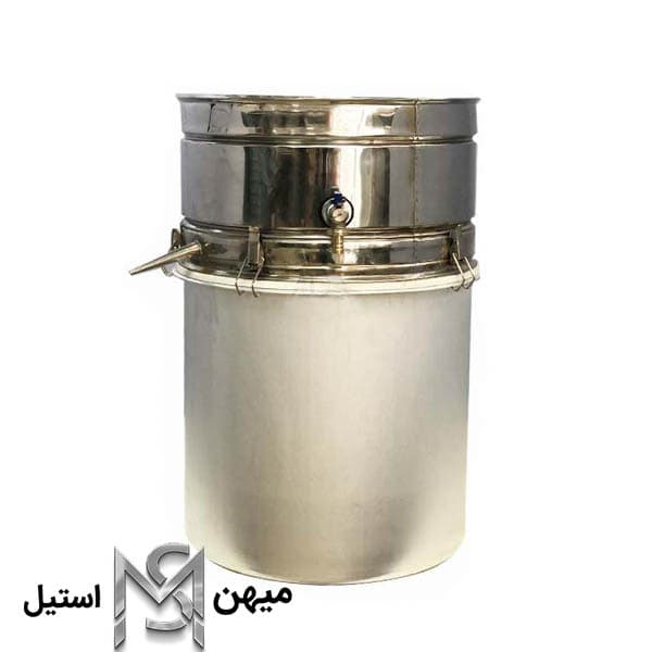 گلاب گیر 60 لیتری (دستگاه تقطیر) استیل مدل TS-G60L — تصویر ۲