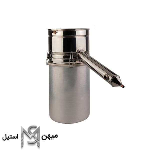 گلاب گیر 10 لیتری لوله بلند (دستگاه تقطیر) استیل مدل TB-G10L — تصویر ۲
