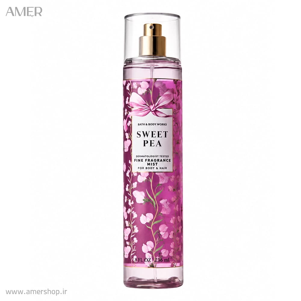 بادی میست بث اند بادی ورکس رایحه Sweet Pea حجم 236 — تصویر ۲