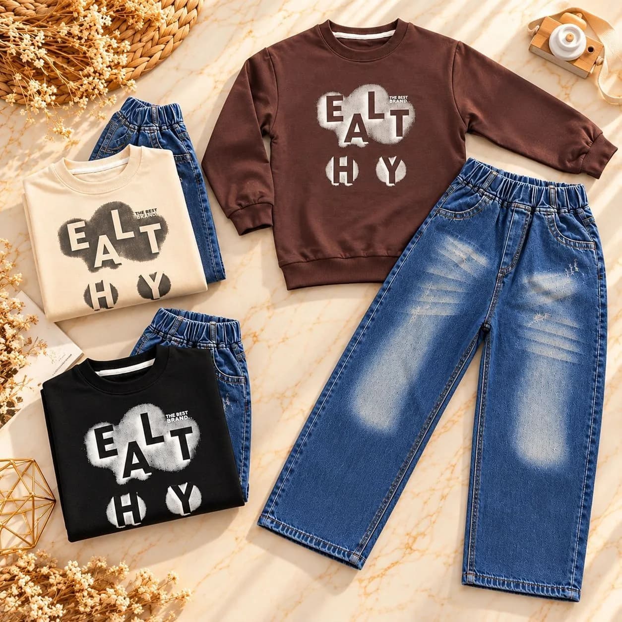 بلوز شلوار لی پسرانه
