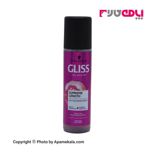 اسپری دو فاز مو گلیس مدل SUPREME LENGTH حجم 200 میل — تصویر ۲