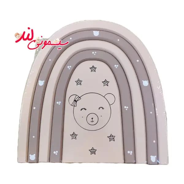 رنگین کمان دفرمه دیزاین اتاق کودک — تصویر ۲