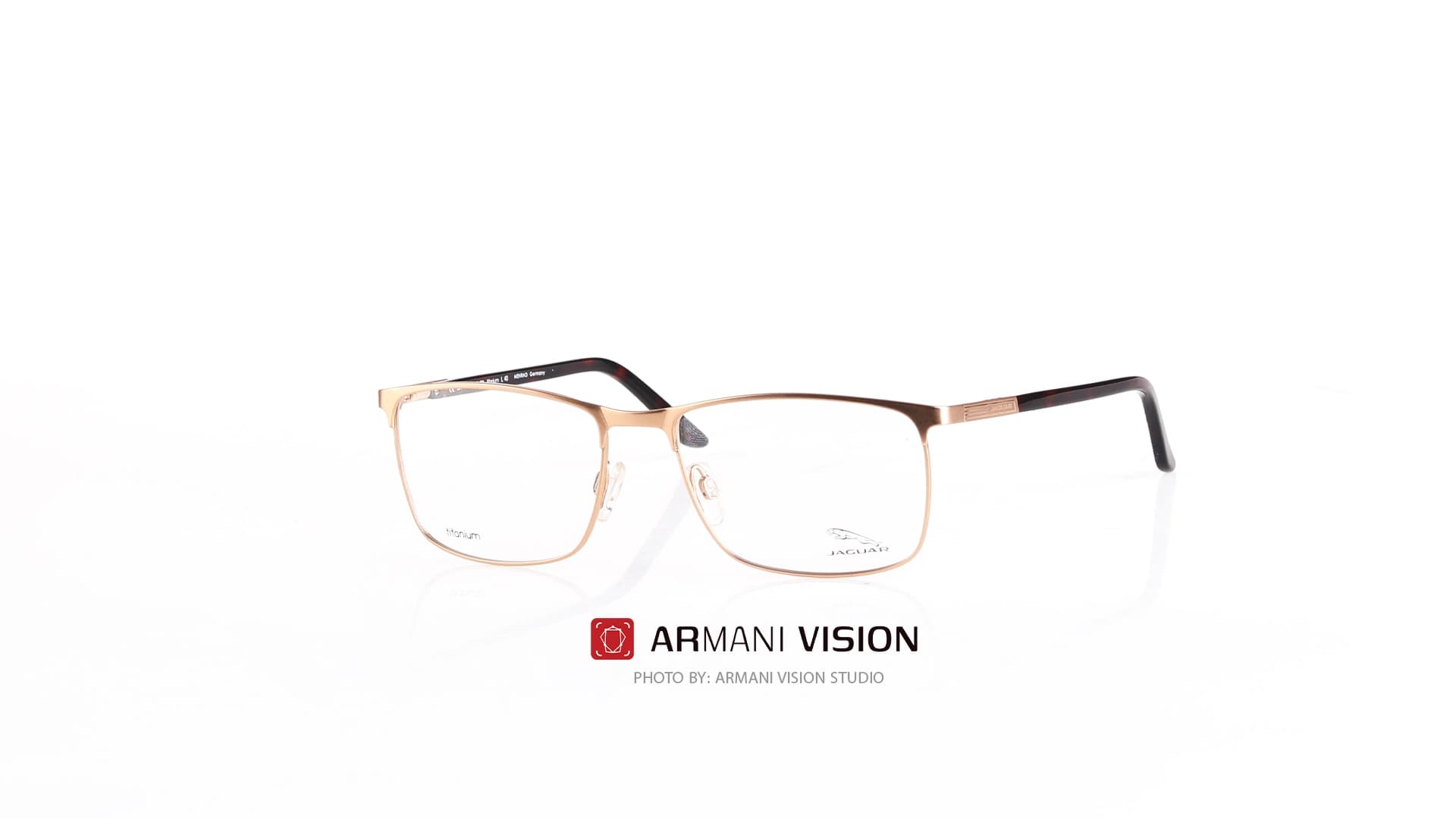 عینک جگوار JAGUAR – TITANIUM – MOD. 35053 – 6000 — تصویر ۴