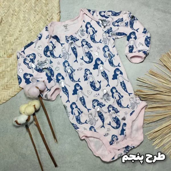 زیر دکمه دار آستین بلند کارترز دخترانه 24-18ماه — تصویر ۷