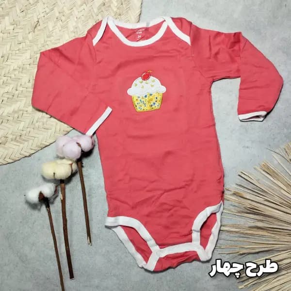 زیر دکمه دار آستین بلند کارترز دخترانه 24-18ماه — تصویر ۶