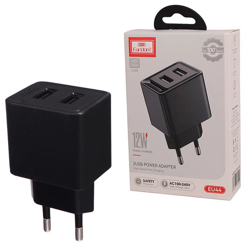 شارژر دیواری 12 وات ارلدام ES-EU44 2.4A