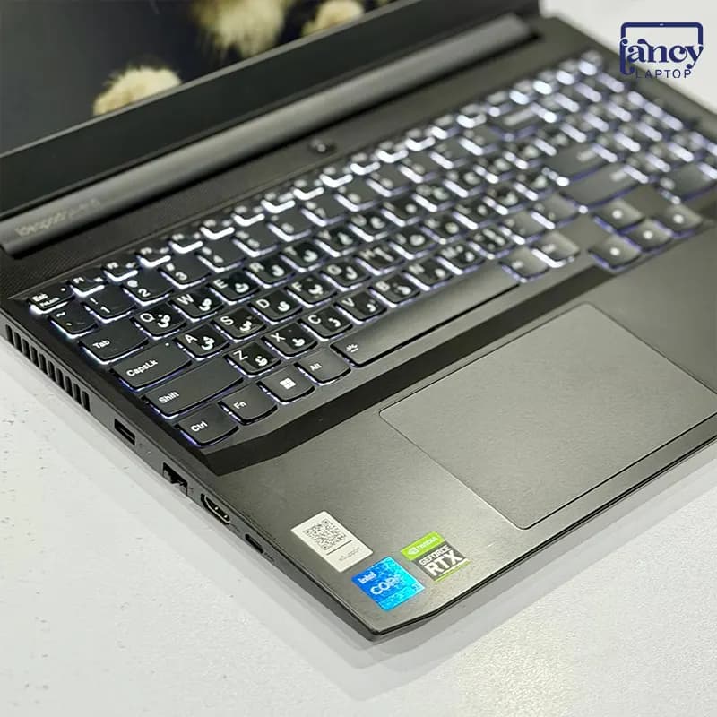 لپ تاپ استوک 15.6 اینچی لنوو IdeaPad Gaming 3 15IHU6 Core i5-11300H 16GB 256GB SSD 1TB HDD RTX 3050 4GB 120Hz — تصویر ۷