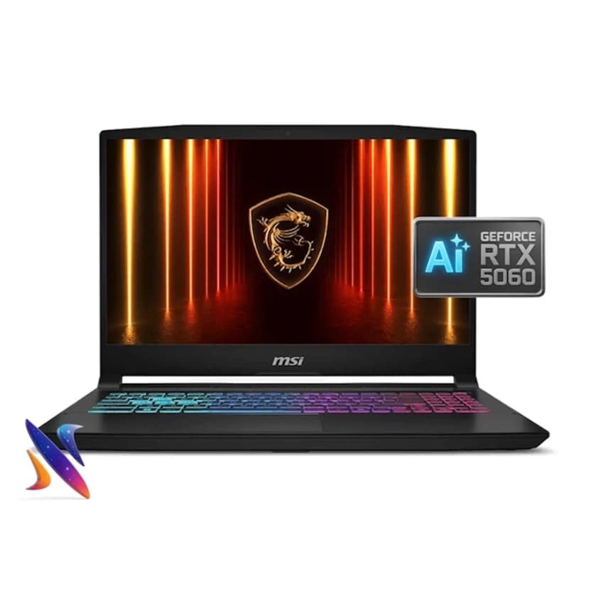 لپ تاپ 15.6 اینچی گیمینگ ام اس آی MSI GAMING KATANA 15HX B14WFK I7-14650HX 64GB 512GB 8G-RTX5060 Nvidia Graphics
