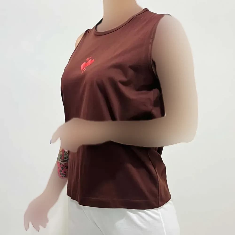 تاپ زنانه نخ پنبه چاپدار — تصویر ۵