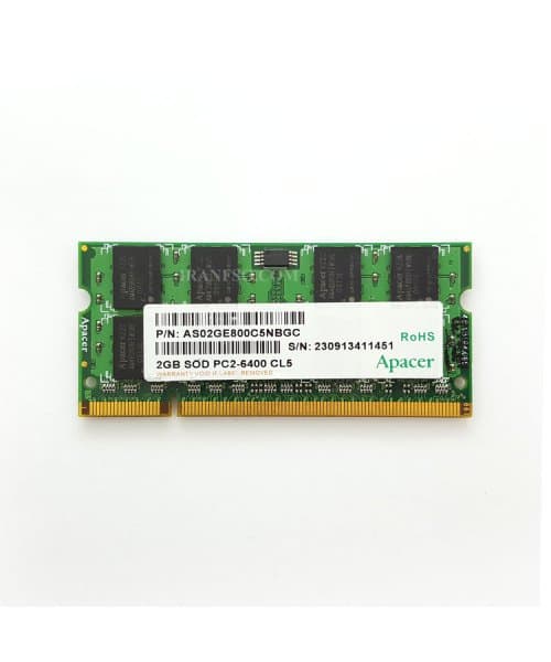 رم لپ تاپ اپیسر مدل DDR2 6400s MHz ظرفیت 2 گیگابایت