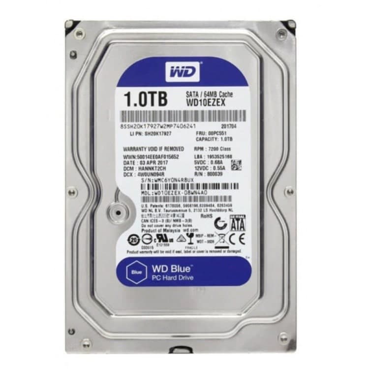 هارددیسک اینترنال وسترن دیجیتال سری Blue ظرفیت 1 ترابایت