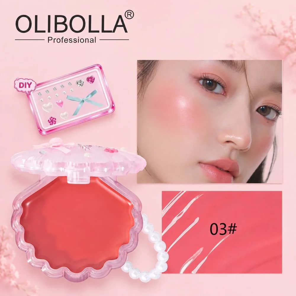 رژگونه ژله‌ای OLIBOLLA (DIY Blush Balm) — تصویر ۴