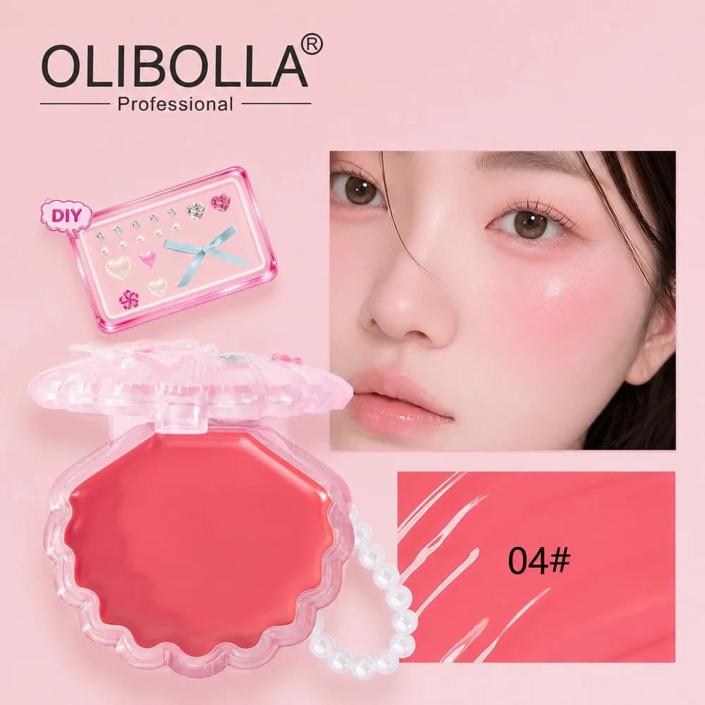رژگونه ژله‌ای OLIBOLLA (DIY Blush Balm) — تصویر ۳