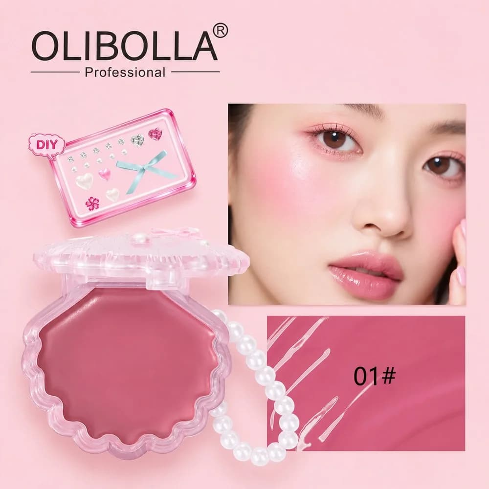 رژگونه ژله‌ای OLIBOLLA (DIY Blush Balm) — تصویر ۶