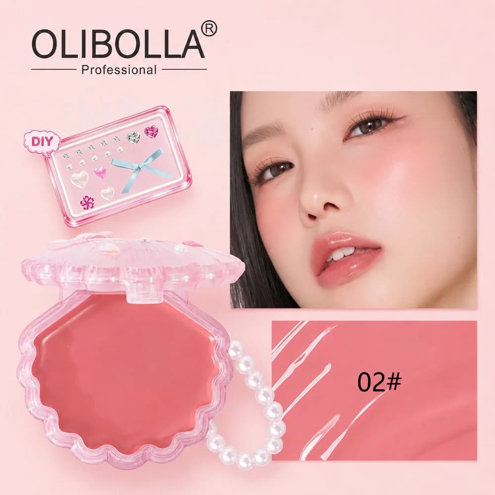 رژگونه ژله‌ای OLIBOLLA (DIY Blush Balm) — تصویر ۵