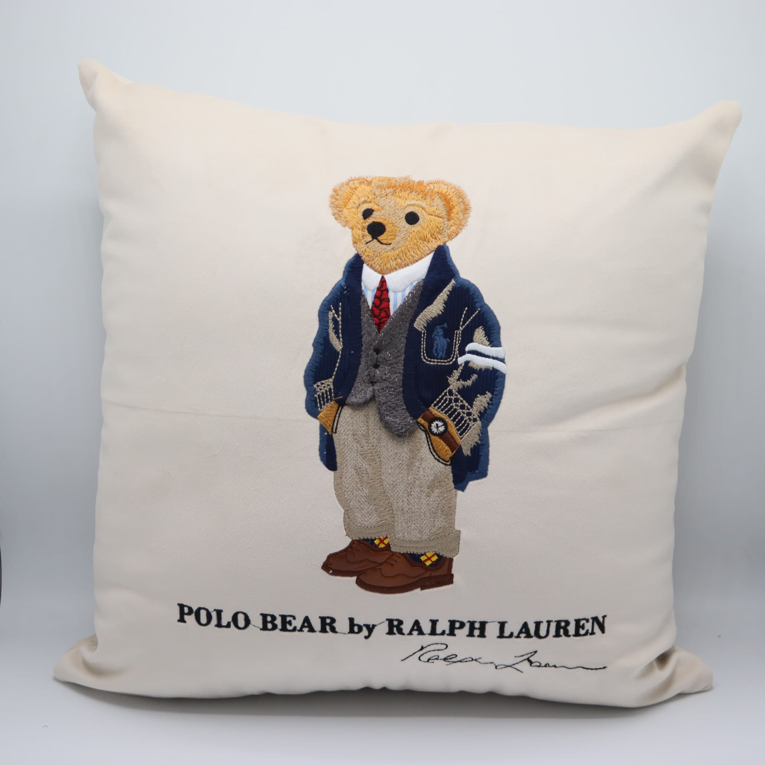 کوسن چرم مدل تدی Ralph Lauren