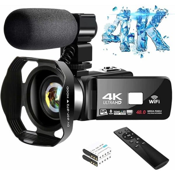 دوربین Vlogging مدل ۴K Ultra HD Camcorder 48.0MP