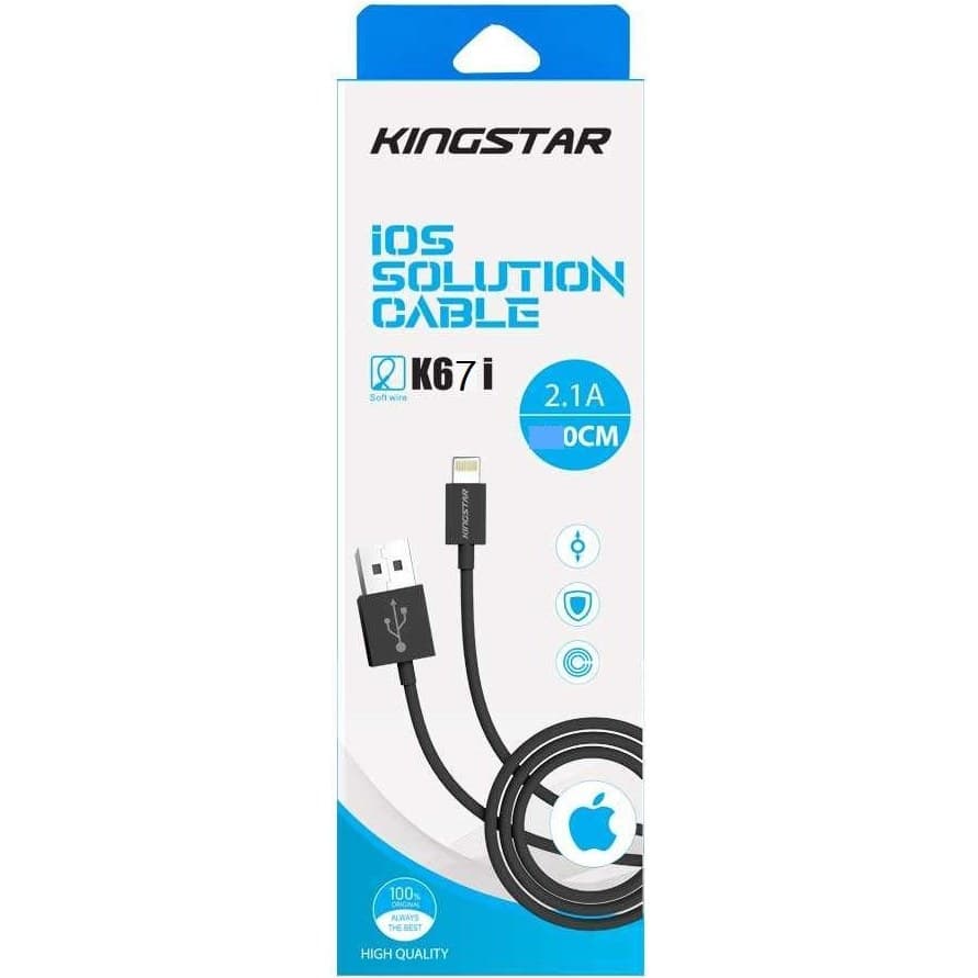 کابل تبدیل USB به لایتنینگ کینگ استار (King Star) مدل k67i
