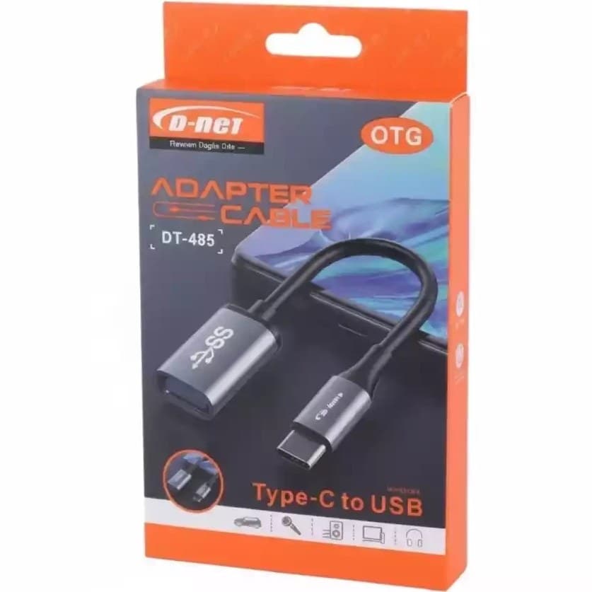 تبدیل OTG Type-C کابلی دی نت D-NET DT-485