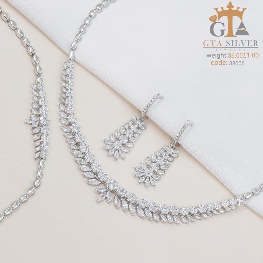 سرویس نقره طرح جواهر سوپر میکرو کد 38006