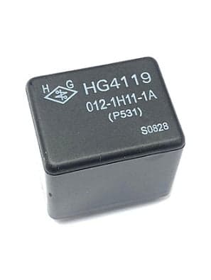 رله 12 ولت 45 آمپر 6 پایه اروپایی خودرویی مدل HG4119/012-1H11-1A