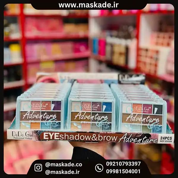 پالت سایه ده رنگ چشم و ابرو برند دودوگرل