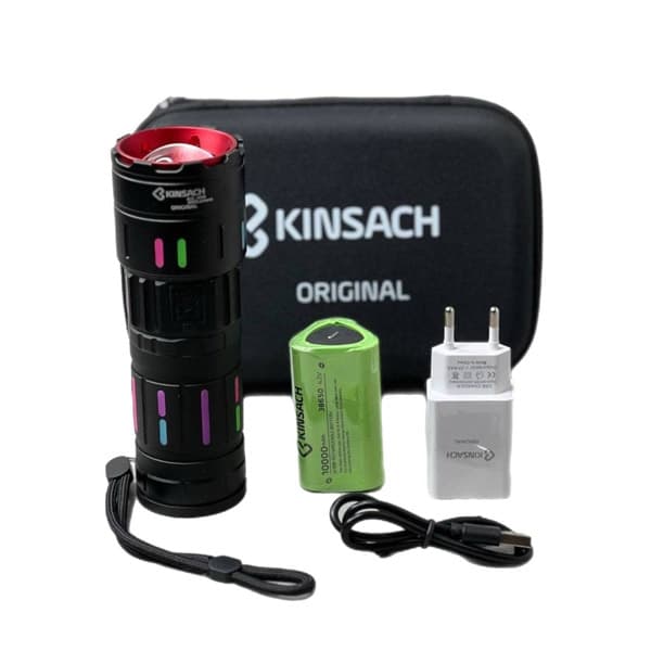 چراغ قوه پلیسی زوم دار کینساچ KS-409 — تصویر ۶