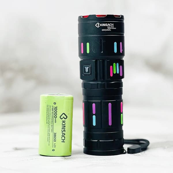 چراغ قوه پلیسی زوم دار کینساچ KS-409 — تصویر ۷