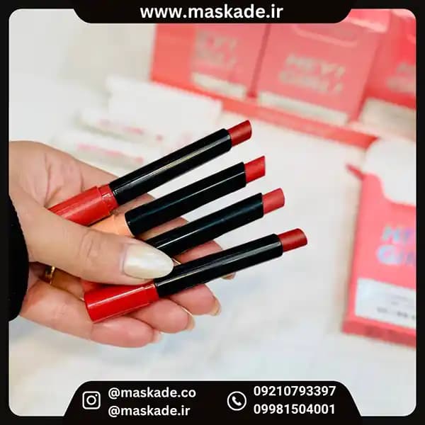 پک ۴ عددی رژلب طرح سیگار — تصویر ۲